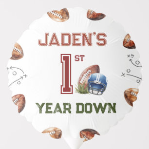 1st Birthday Football Balloon