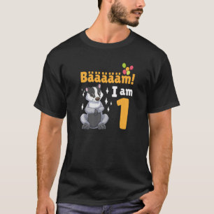 1st Birthday Honey Badger Themed Birthday Party 1 T-Shirt