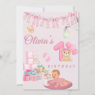 1st birthday invitation