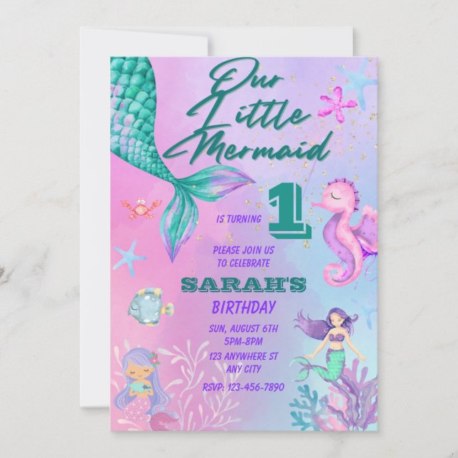 1st Birthday Invitations (Front)