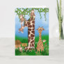 1st Birthday Jungle Animals Card