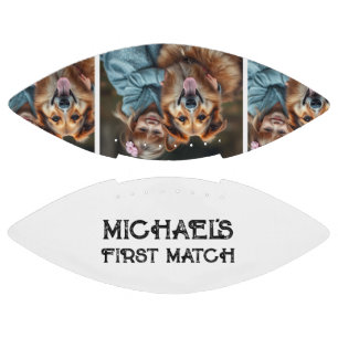 1st Birthday Keepsake Photograph Football