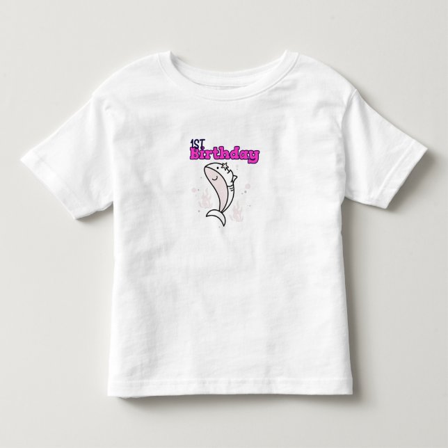 1ST Birthday Kids Toddler T-shirt (Front)
