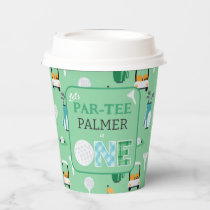 1st Birthday Let's Par-tee Golf Party Paper Cups