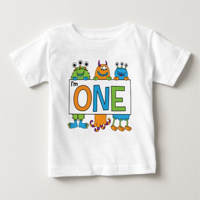 1st Birthday Monster Tee (Front)
