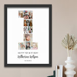 1st Birthday Number 1 Photo Collage Custom Picture Poster<br><div class="desc">Celebrate your little one's milestone 1st birthday with this personalized number 1 photo collage poster. This customizable gift is a perfect way to display precious memories from your baby's first year. The poster features a collage of photos capturing those special moments, and it can be customized with your child's name...</div>
