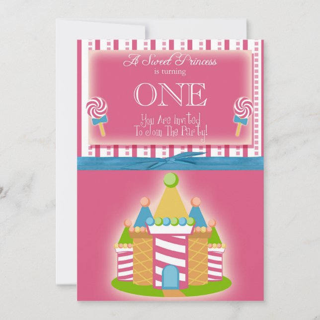 1st Birthday Party Invitations (Front)