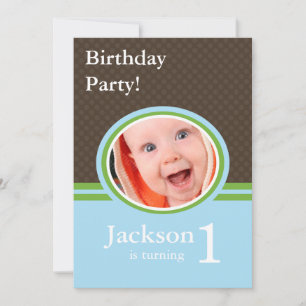 1st Birthday Party Invitations