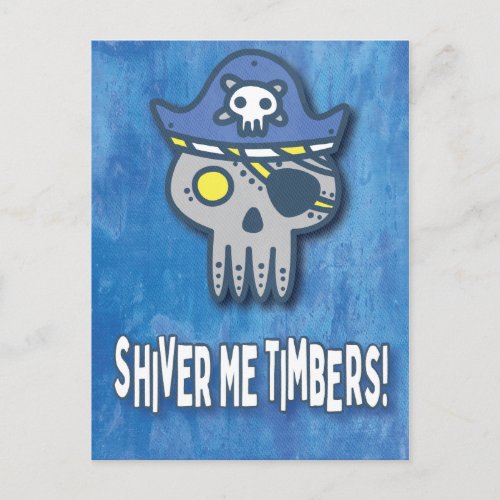 1st Birthday Party Pirate Theme Postcard