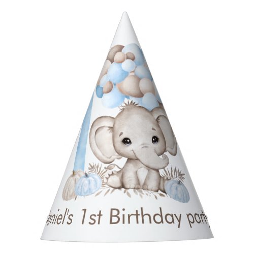 1st Birthday Personalized Party Hat