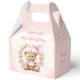 1st Birthday Pink Roses Cute Teddy Bear
