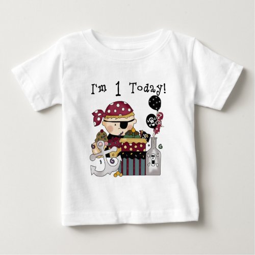 1st Birthday Pirate T_shirts and Gifts