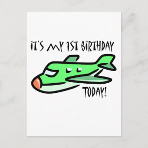 1st Birthday Postcard