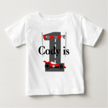 1st Birthday Race-car Custom Baby T-Shirt 1st Birthday Race-car Custom Baby T-Shirt