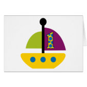 1st Birthday Sailboat (Front Horizontal)