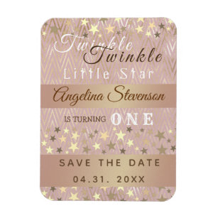 Twinkle Little Star Save The Date Cards Zazzle