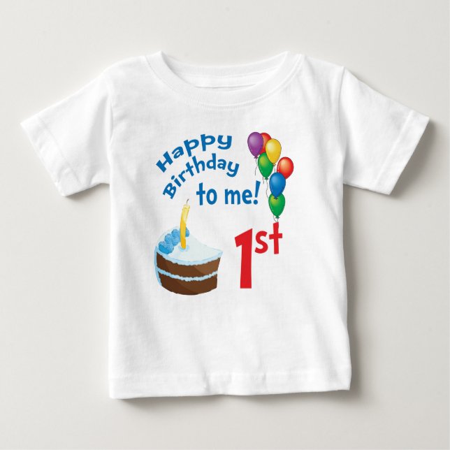 1st Birthday T-Shirt (Front)
