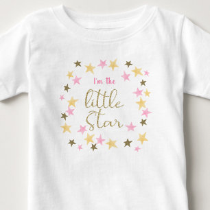 1st Birthday Twinkle Little Star Baby Girl T-Shirt