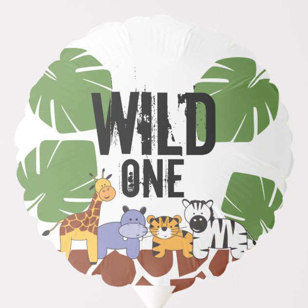 Wild One First Birthday Stickers
