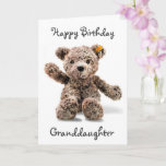 *1st BIRTHDAY WISH* GRANDDAUGHTER  Card<br><div class="desc">TELL YOUR ***GRANDDAUGHTER*** "WITH THIS ADORABLE CARD" OF COURSE (lol) THAT YOU WISH HER A "VERY HAPPY 1st BIRTHDAY" AND with this ADORABLE OLD FASHIONED TEDDY BEAR. THANKS FOR STOPPING BY 1 OF MY 8 STORES!!!!</div>