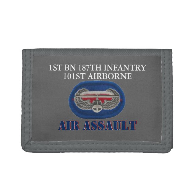 1ST BN 187TH INFANTRY 101ST AIRBORNE WALLET (Front)