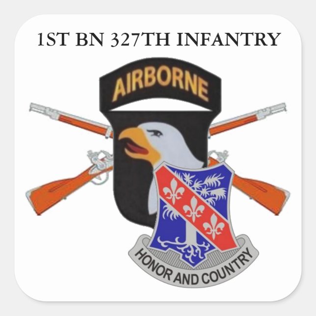 1ST BN 327TH INFANTRY 101ST AIRBORNE STICKERS (Front)