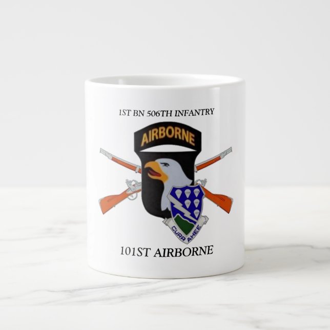 1ST BN 506TH INFANTRY 101ST AIRBORNE JUMBO MUG (Front)