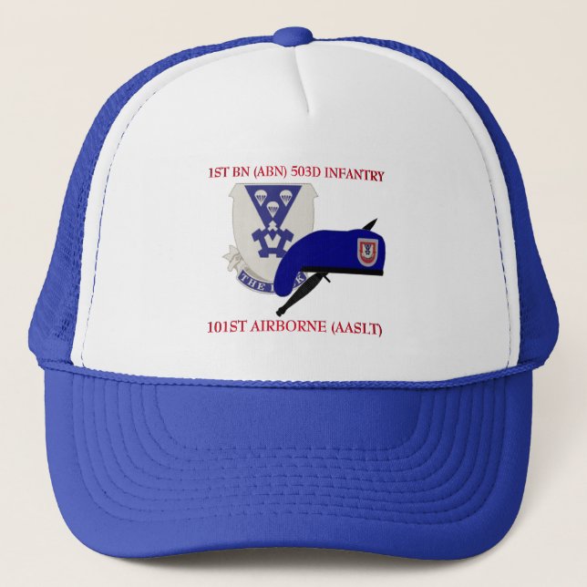 1ST BN (ABN) 503D INFANTRY 101ST AIRBORNE HAT (Front)