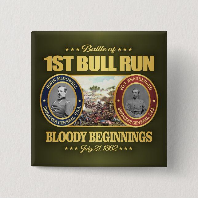 1st Bull Run (FH2) Button (Front)