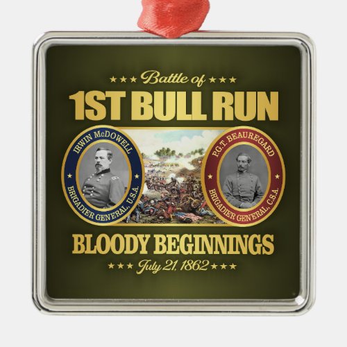 1st Bull Run FH2 Metal Ornament
