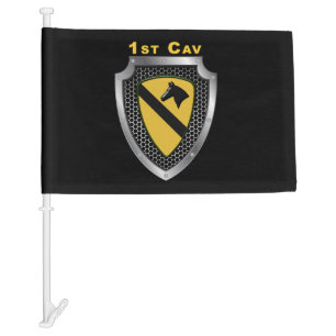 1st CAV Cavalry Division Car Flag