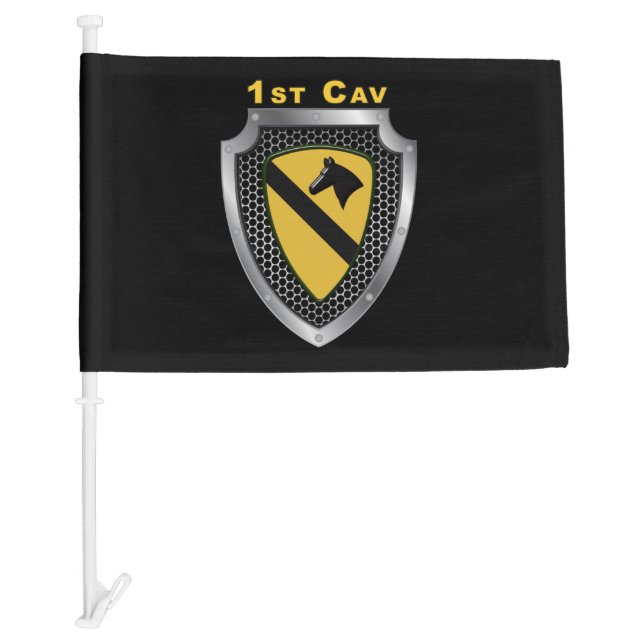 1st CAV Cavalry Division Car Flag (Front)