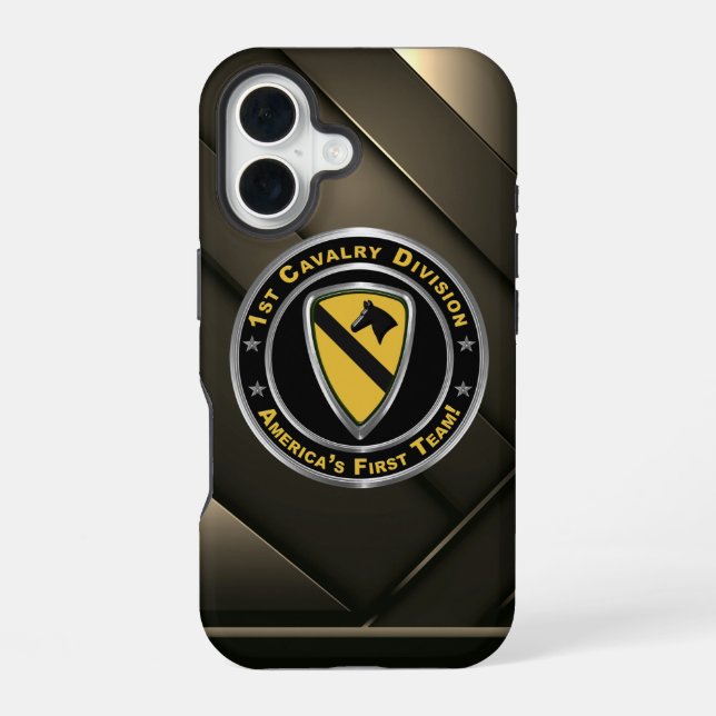 1st CAV Cavalry Division Iphone Case (Back)