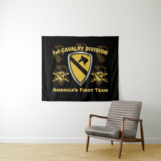 1st CAV Cavalry Division Tapestry (In Situ (Horizontal))