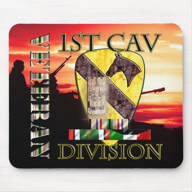 1st Cav DIV Desert Storm Veteran Mouse Pad (Front)