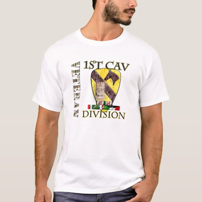 1st Cav DIV Desert Storm Veteran T-Shirt (Front)