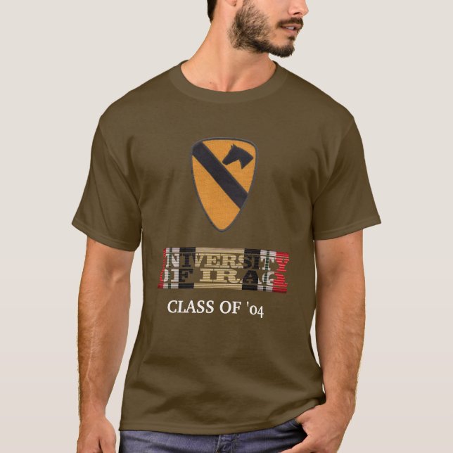 1st Cav Div University of Iraq Shirt (Front)