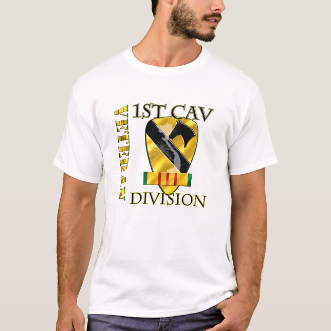 1st Cav DIV VIETNAM VETERAN T-Shirt (Front)