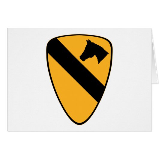 1st Cav Patch Cards (Front Horizontal)