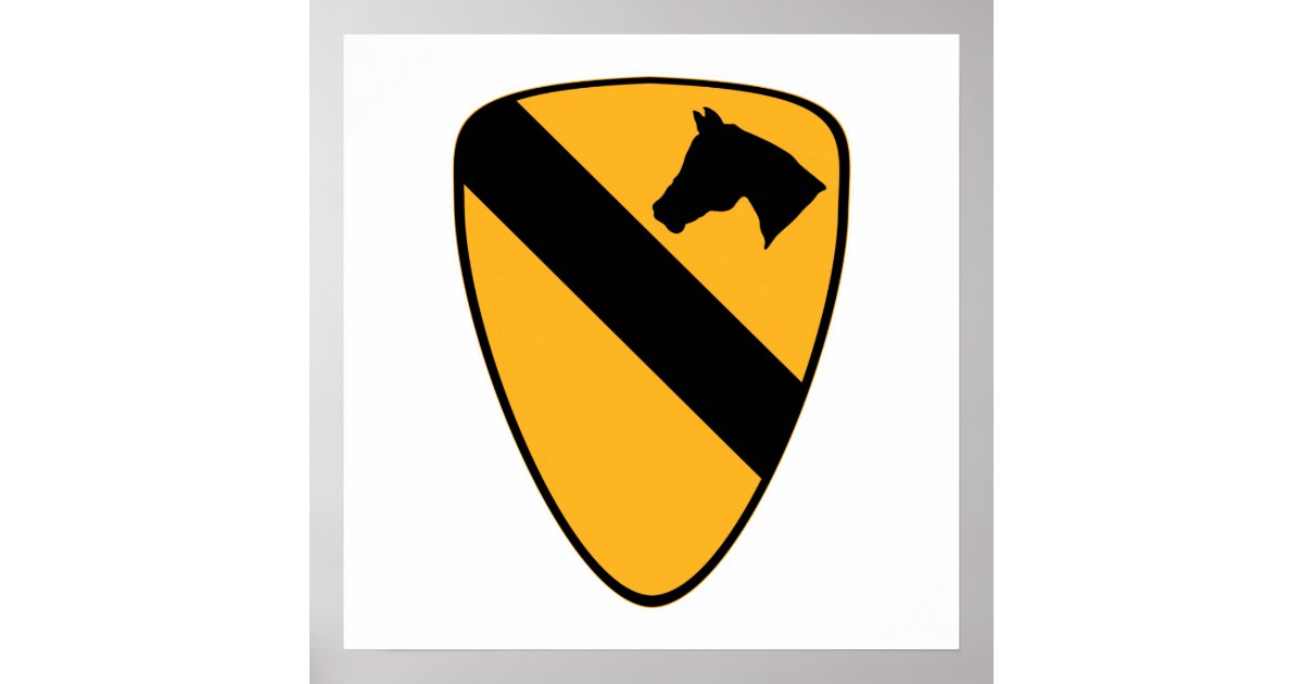 1st Cav Patch Poster | Zazzle