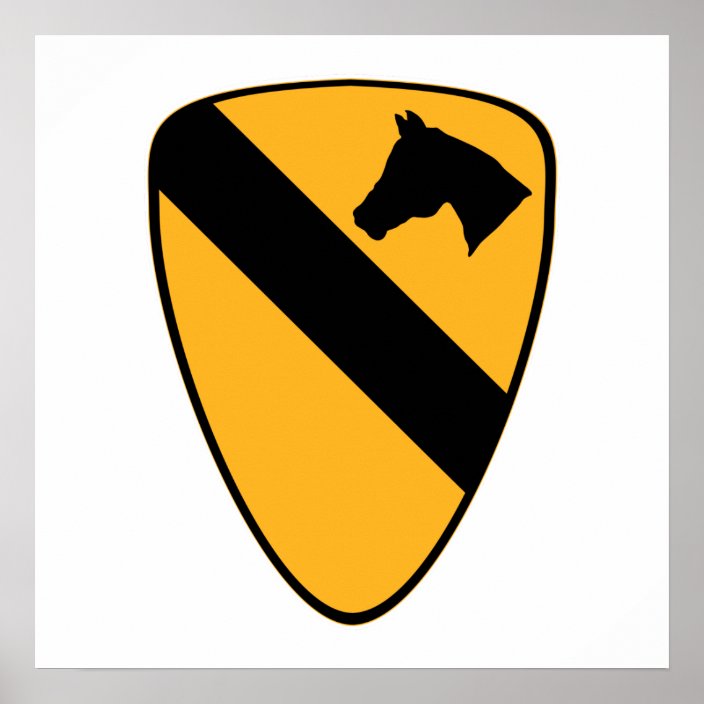 1st Cav Patch Poster | Zazzle.com