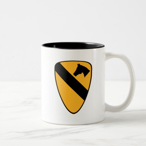 1st Cav Patch Two_Tone Coffee Mug