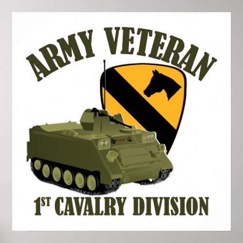 1st Cav Vet _ M113 APC Poster
