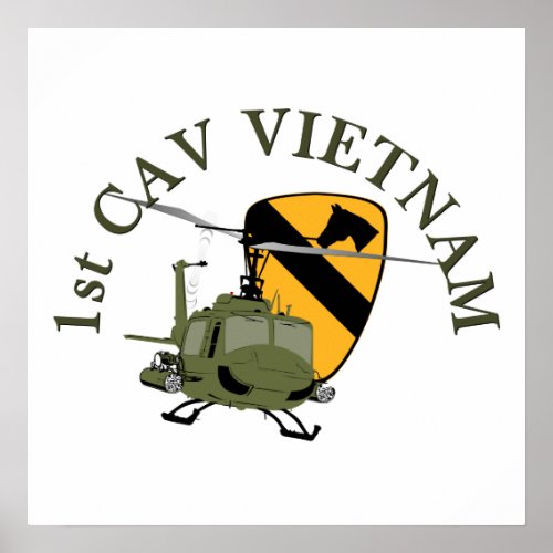 1st Cav Vietnam Poster