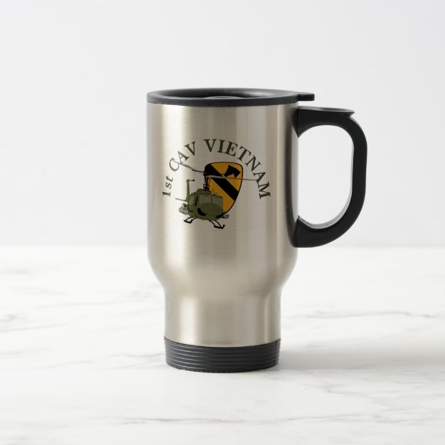 1st Cav Vietnam Travel Mug (Right)