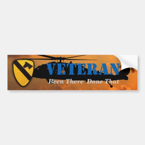1st cavalry air cav acr veterans vets bumper sticker