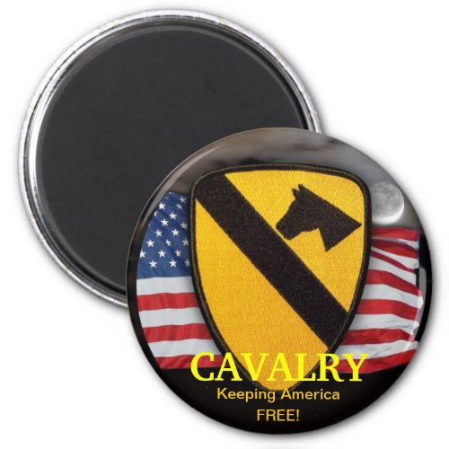 1st cavalry air cav patch vietnam vets magnet