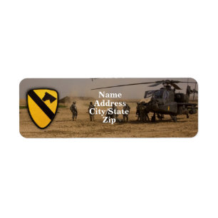 1st cavalry air cav vietnam nam war label