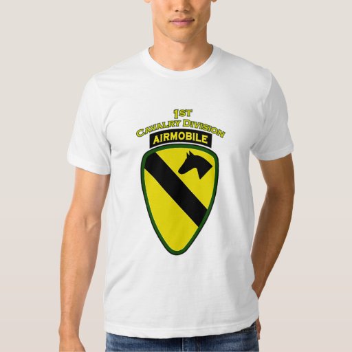1st Cavalry Airmobile shoulder patch T-shirt | Zazzle