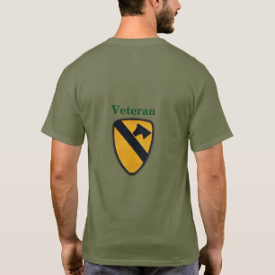 1st Cavalry Cav Airmobile First Team Veterans Vets T-Shirt